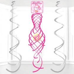 Espirales - Baby Shower Cigueña Rosa