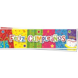 Banner 86cm - Feliz Cumpleaños