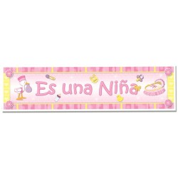 Banner 86cm - Es Una Niña