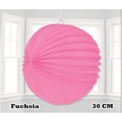 Farol de papel grande - Fucsia