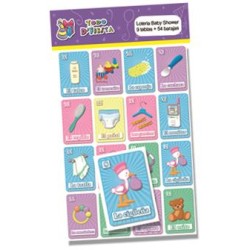 Juego de Loteria Baby Shower p/10