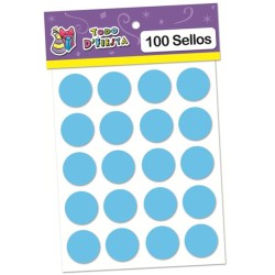 Sello color Celeste